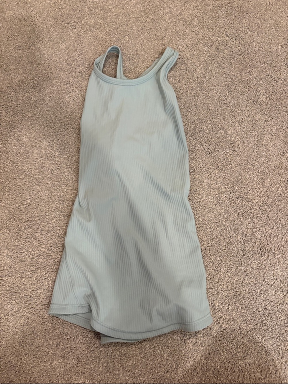 lululemon athletica Light Sage Ribbed Tank Top